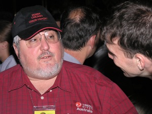 I was at VB in Canada in 2008 representing Trend Micro. Here I am seen speaking with Vincent Weafer